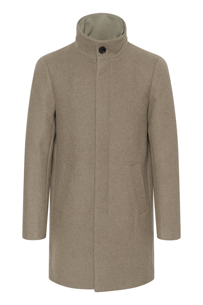 Matinique® Harvey N Classic Wool Coat/Morel - AW24 SALE