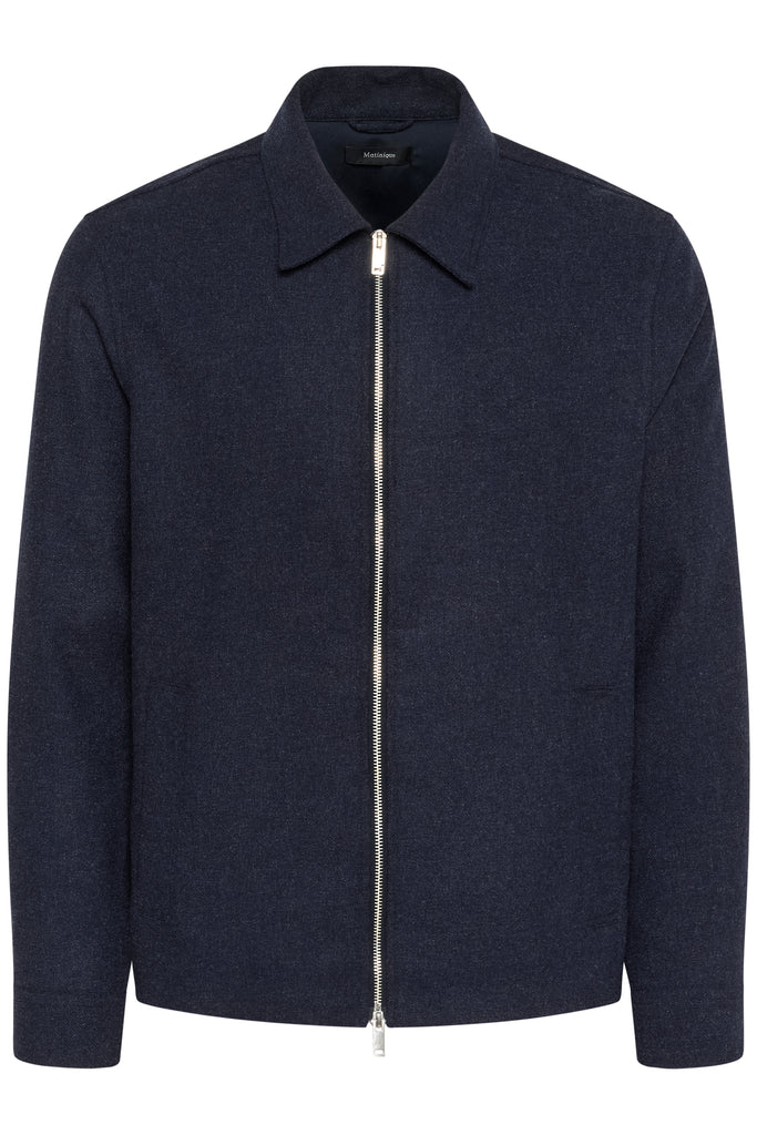 Matinique® MA Bluame Wool OverShirt/Dark Navy - New AW25