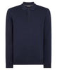 REMUS UOMO® Polo Sweat Shirt/Navy - Winter 23/24 Version