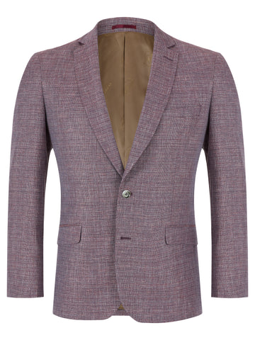 DOUGLAS® Palma Wool Blend Textured Jacket/Summer Red - SS24
