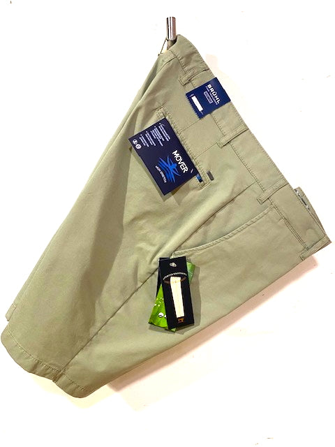 BRUHL® LONDON Cotton Stretch Shorts/Sage Green - SS25 SALE