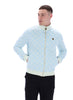 Fila® GOLD HANK Jaquard Track Top/Egret/Summer Song Blue - New SS25