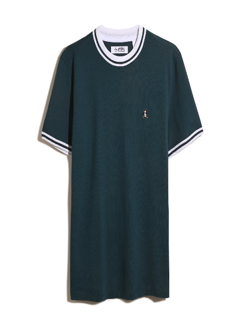 Original Penguin® Icons Pique T-Shirt/Reflecting Pond - New AW25