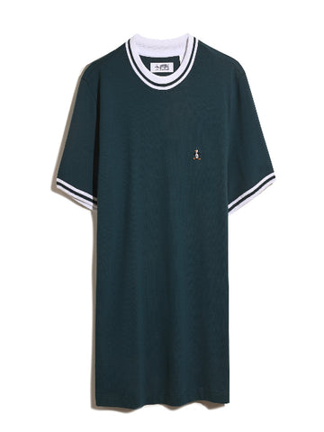 Original Penguin® Icons Pique T-Shirt/Reflecting Pond - New AW25