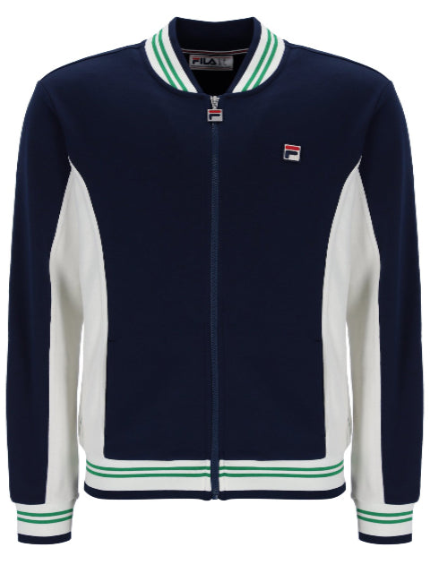 Fila® SETTANTA Track Jacket/Fila Navy/Gardenia/Green