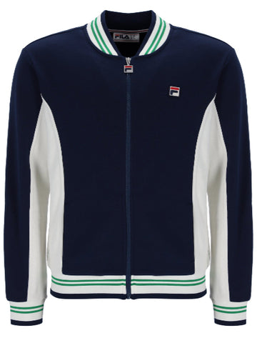 Fila® SETTANTA Track Jacket/Fila Navy/Gardenia/Green