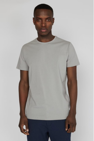 Matinique® Jermalink Cotton Stretch Crew T-Shirt/Alloy - AW23 SALE