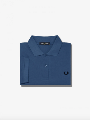 Fred Perry One Colour Shirt/Blue - New AW23