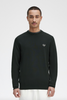 Fred Perry Classic Crew Neck Jumper/Night Green - AW23 SALE