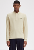 Fred Perry L/S Plain Shirt/Oatmeal - CORE SS24