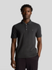 Lyle & Scott Tonal Superfine Eagle Polo Shirt/Gunmetal - CORE SS25