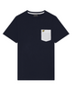 Lyle & Scott Contrast Pocket T-Shirt/Navy/Cove - New SS24