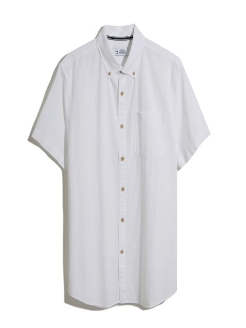 Original Penguin® Crinkle Summer Shirt/Bright White - New HS24