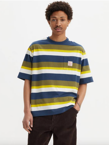 Levi's® SS Workwear Blocking Stripe T-Shirt - New AW24