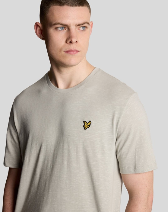Lyle & Scott Golden Eagle Slub T-Shirt/Grey Mirage - New SS25