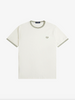 Fred Perry Twin Tipped T-Shirt/Light Ecru/Olive - New SS25
