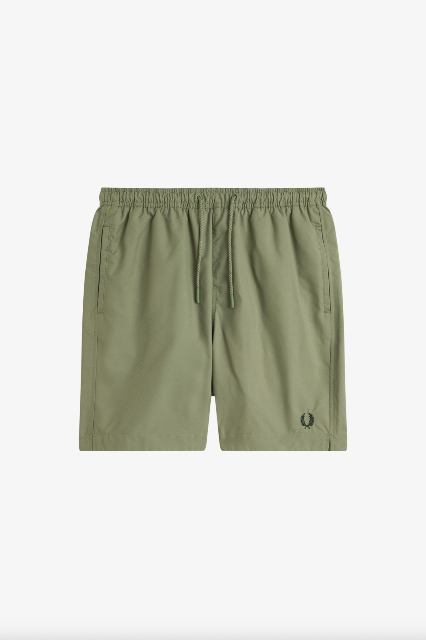 Fred Perry Classic Swimshort/Olive Mint - SS25 SALE