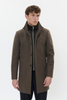 Matinique® Harvey N Classic Wool Coat/Brindle - New AW25