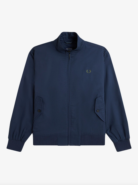 Fred Perry Harrington Jacket/Tennis Blue - New AW25
