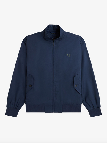 Fred Perry Harrington Jacket/Tennis Blue - New AW25