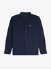 Fred Perry Needle Cord Shirt/Dark Airforce - New AW25