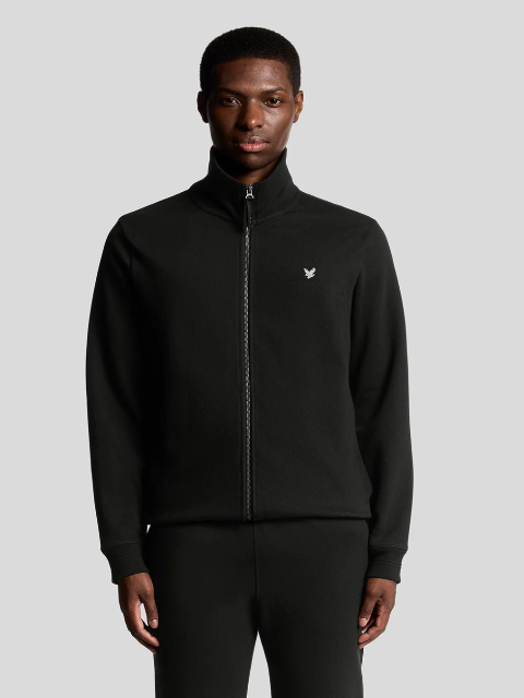 Lyle & Scott Reframed Diagonal Weave Track Jacket/Lacquer - New AW25