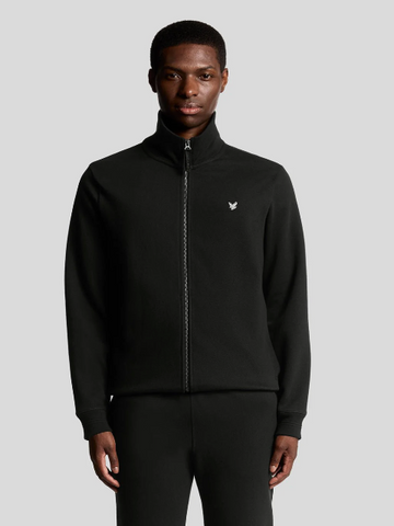 Lyle & Scott Reframed Diagonal Weave Track Jacket/Lacquer - New AW25