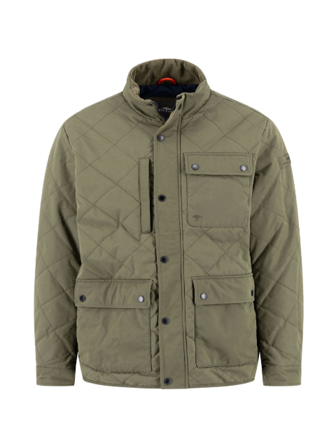 FYNCH HATTON® Quilted Field Jacket/Dusty Olive - New AW25