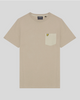 Lyle & Scott Golden Eagle Tonal Pocket T-Shirt/Sage - New AW24