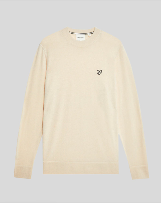 Lyle & Scott Reframed Premium Merino Crew Neck Jumper/Discovery - New AW24