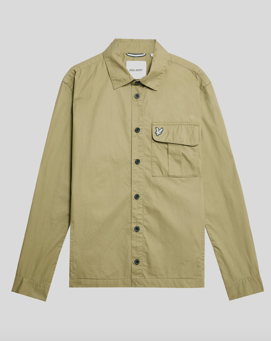 Lyle & Scott Premium Pleated Overshirt/Woolwich - AW24 SALE