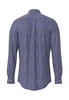 FYNCH HATTON® Premium Flower Print Shirt/French Blue - SS25 SALE