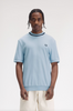 Fred Perry M7 Crew Neck Pique T-Shirt/Light Smoke - New SS25