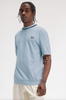 Fred Perry M7 Crew Neck Pique T-Shirt/Light Smoke - New SS25