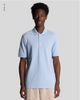 Lyle & Scott Tonal Superfine Polo Shirt/Brunnera Blue - New HS25