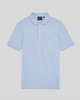 Lyle & Scott Tonal Superfine Polo Shirt/Brunnera Blue - New HS25