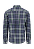 FYNCH HATTON® Twill Check Shirt/Navy - New AW25