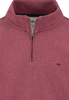 FYNCH HATTON® Troyer 1/4 Zip Sweat Top/Deep Merlot- New AW25