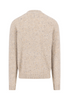 FYNCH HATTON® Luxury Wool Blend Cable Donegal Jumper/Oatmeal Marl - New AW25