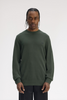 Fred Perry Pique Stitch Jumper/Court Green - New AW25