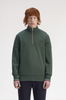 Fred Perry Half Zip Sweat Shirt/Court Green - New AW25