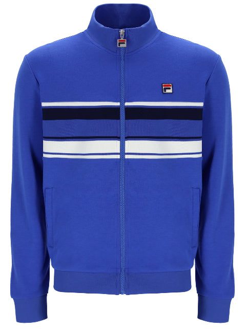 Fila® VINNIE Cut & Sew Track Jacket/Dazzling Blue/Fila Navy/Gardenia - New AW25