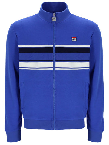 Fila® VINNIE Cut & Sew Track Jacket/Dazzling Blue/Fila Navy/Gardenia - New AW25