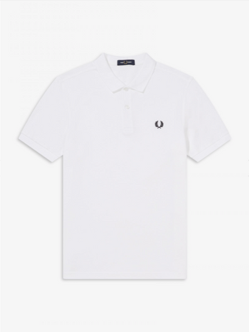 Fred Perry One Colour Shirt/White - CORE SS24