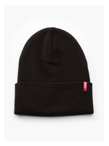 Levi's® Slouchy Red Tab Beanie/Black - New AW21
