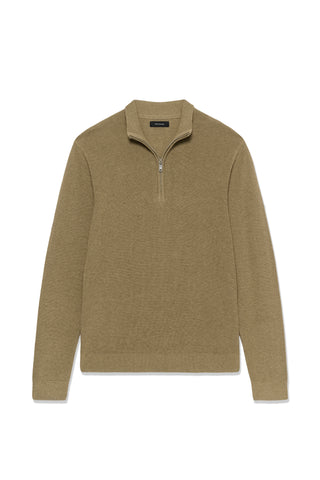Matinique® MALagoon Z 1/4 Zip Jumper/Silver Beige Melange - AW26