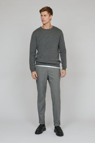 Matinique® MALiam Overcheck Trousers/Medium Grey - New HS24