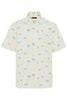 Matinique® MAKlampo BB Linen Blend Print S/S Shirt/Off White - New HS24