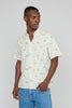 Matinique® MAKlampo BB Linen Blend Print S/S Shirt/Off White - New HS24