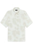 Matinique® Klampo S/S Self Floral Shirt/Fog - SS26
